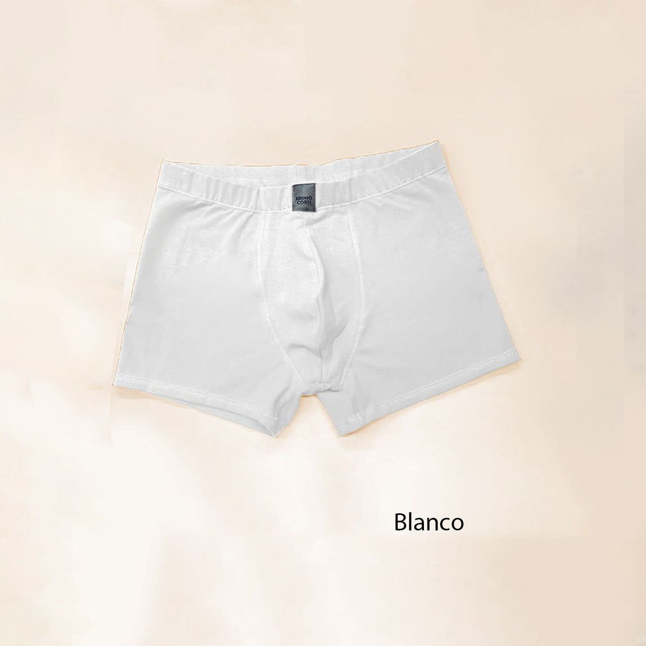 Bóxer de algodón y lycra - Blanco - Talle P