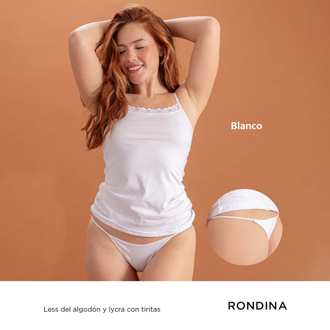 Less de algodón y lycra con tiritas - Varios Colores