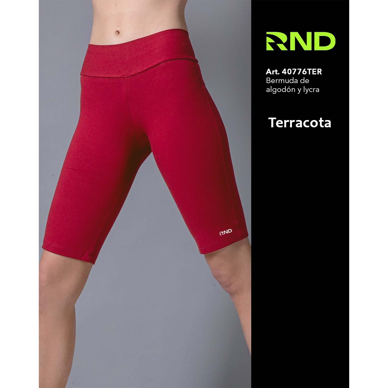 BP - 40776 - Bermuda larga de algodón y lycra