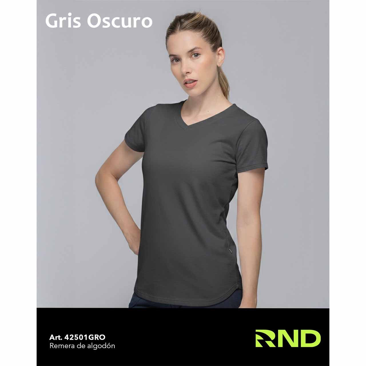 BP - 42501 - Remera de algodón. Cuello V