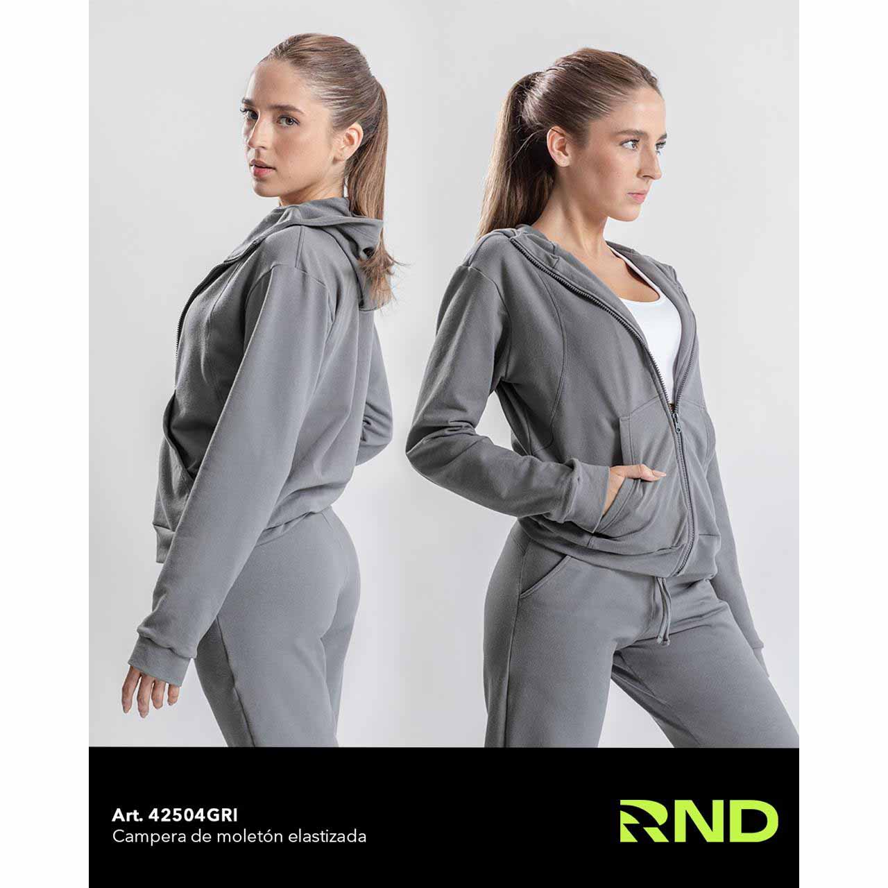 BP - 42504 - Campera de moletón elastizada