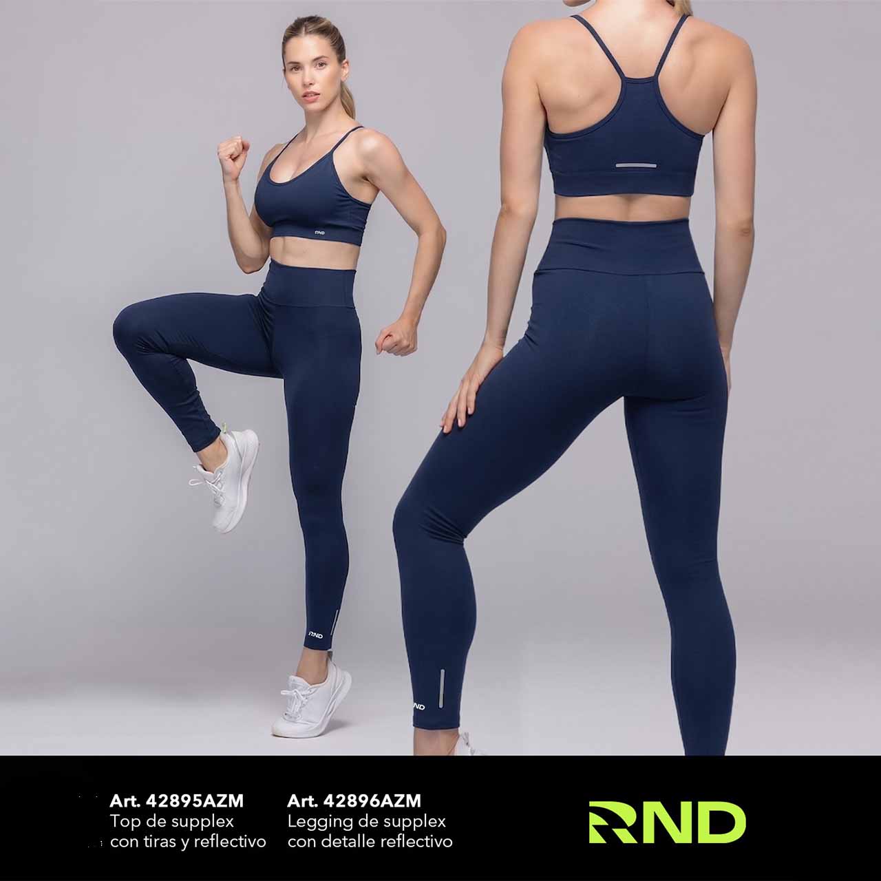 BP - 42896 - Legging de supplex con detalle reflectivo