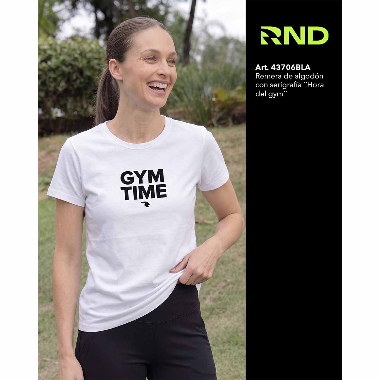 BP - 43706 - Remera de algodón con serigrafía