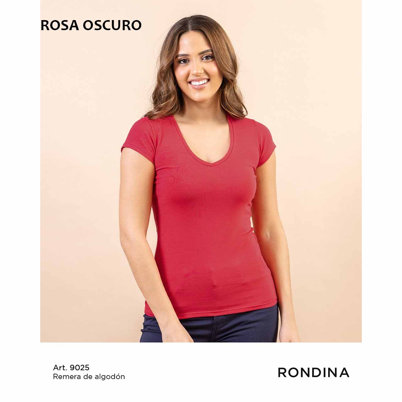BP - 9025 - Remera básica de algodón y lycra