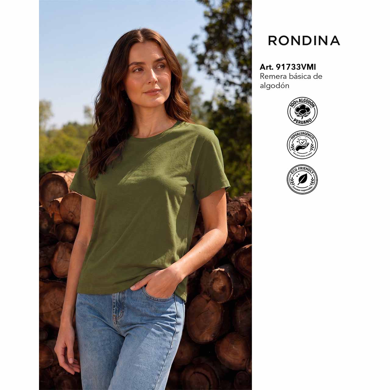 BP - 91733 - Remera básica de algodón
