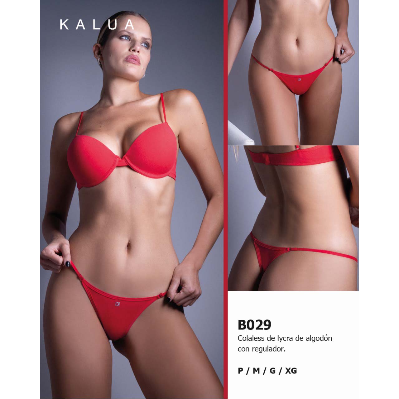 SD - B029 - Colaless con regulador de lycra de algodón - 3 unidades - Talle P