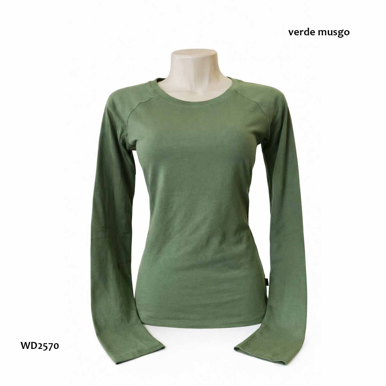 BP - WD2570 - Remera mangas largas de algodón