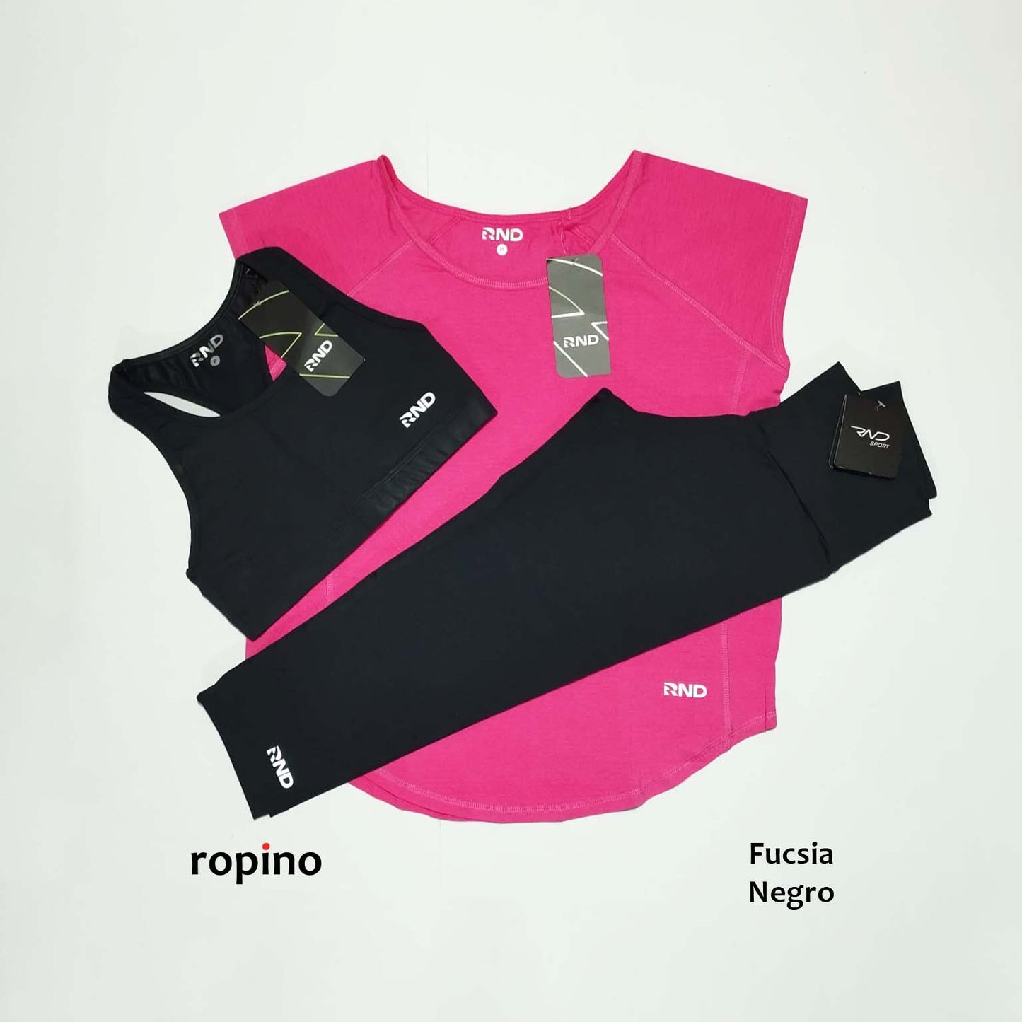 Remera de Viscolycra & Top de Supplex & Capri de Supplex - Varios Colores