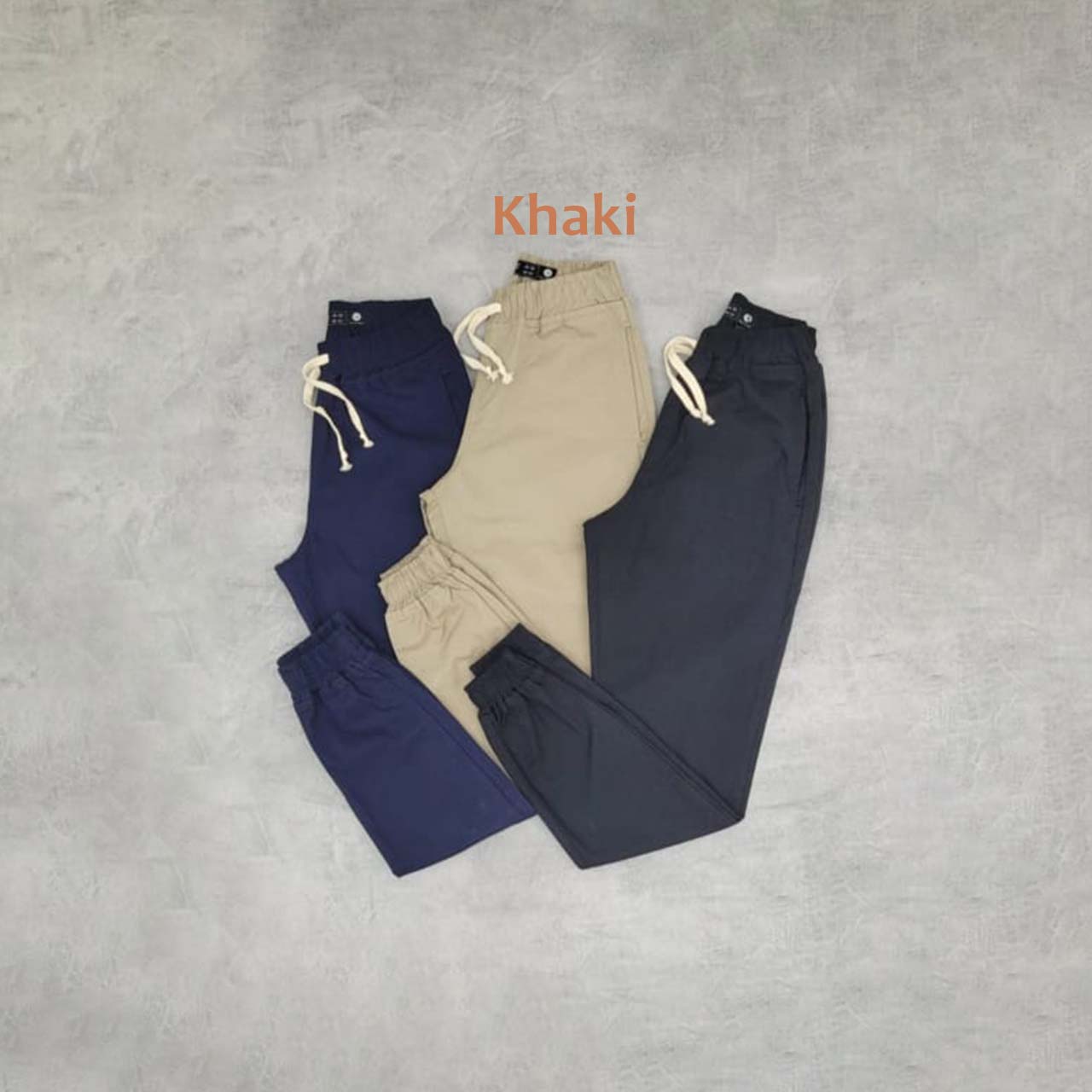 Pantalón Jogger para caballeros - Color Khaki - Talle 44