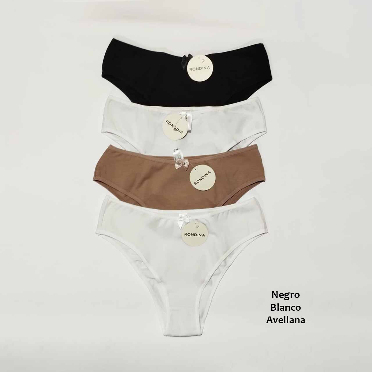 *Pack* 4 Bombachas de algodón y lycra - Varios Colores