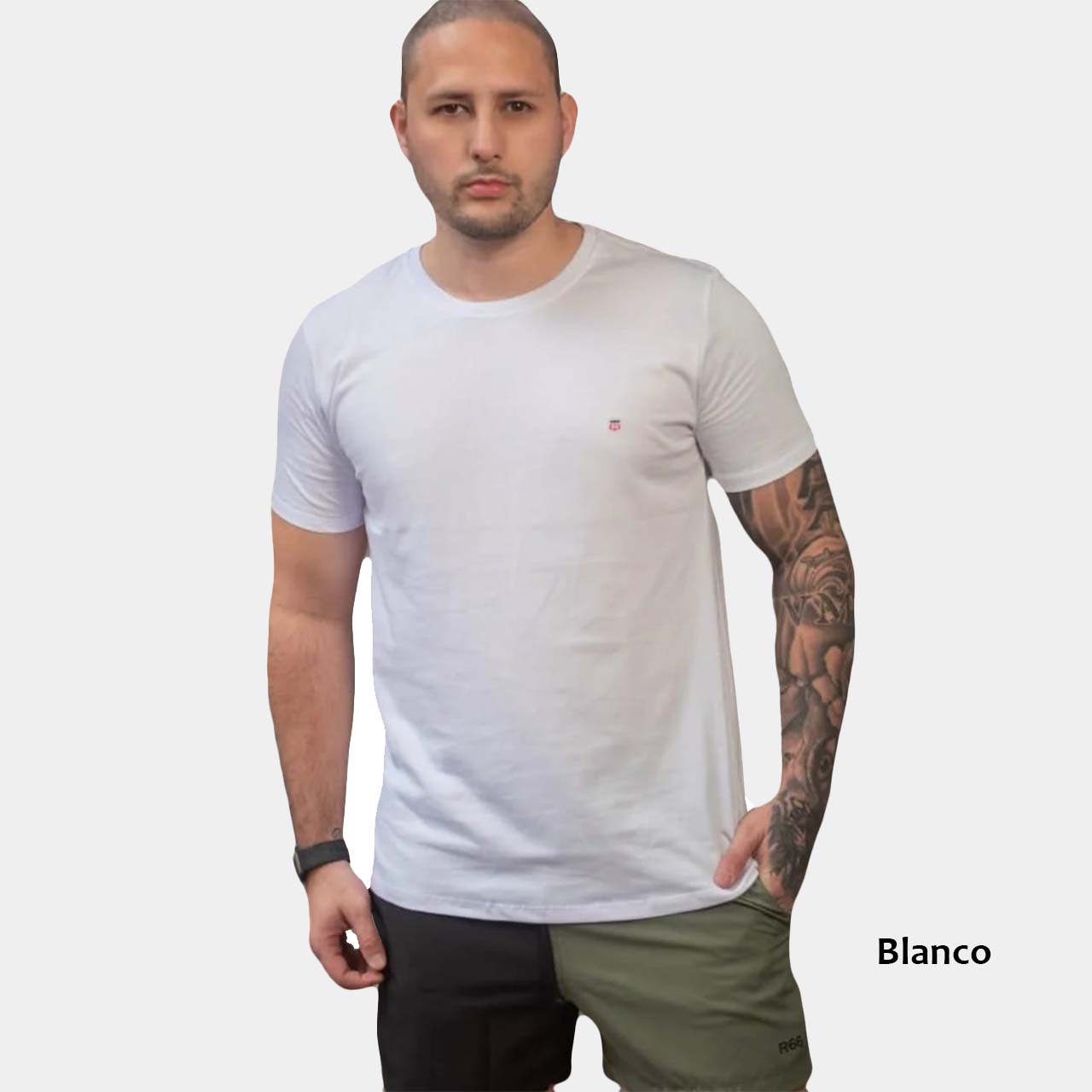 Remera básica de algodón. Varios Colores