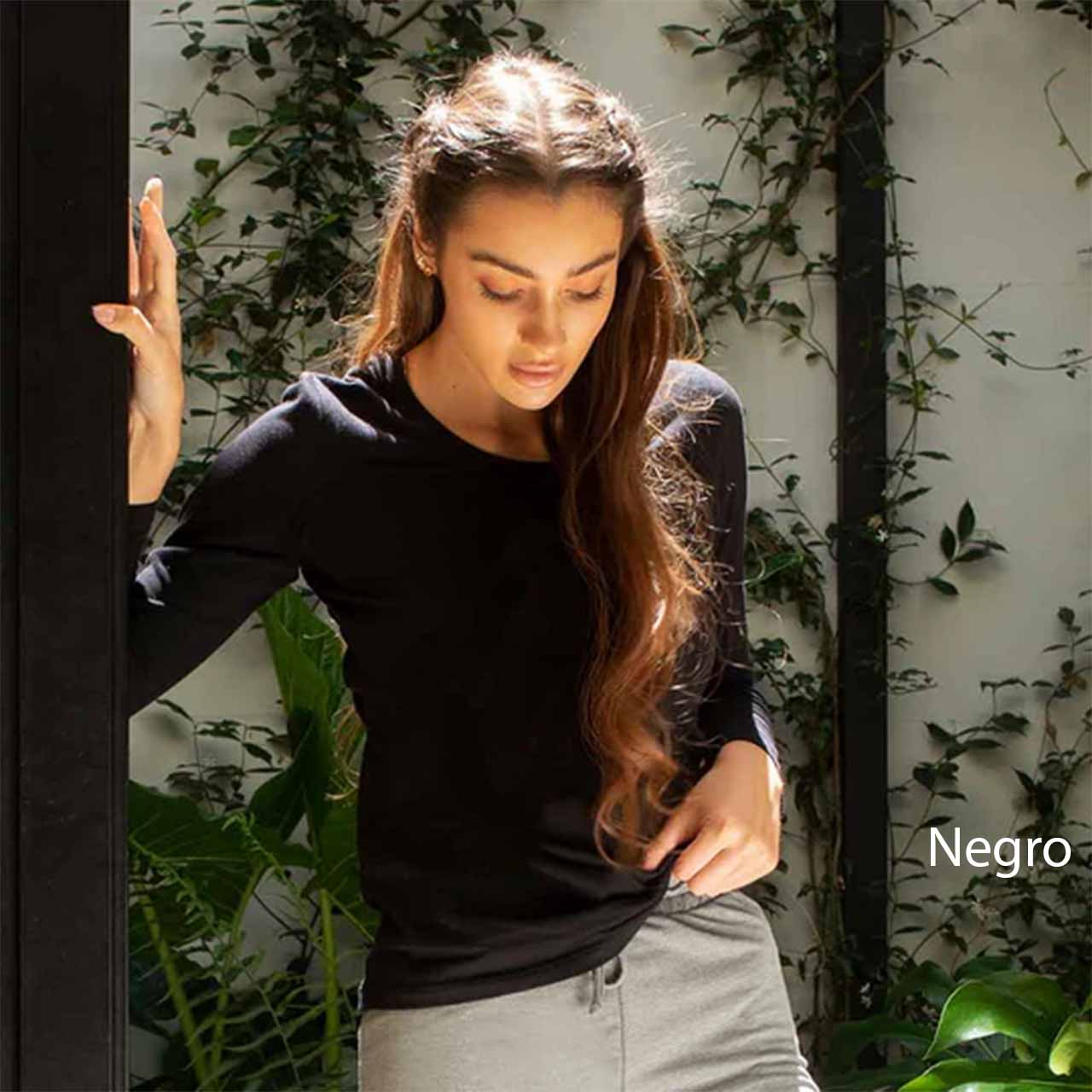 Remera mangas largas de algodón - Varios Colores