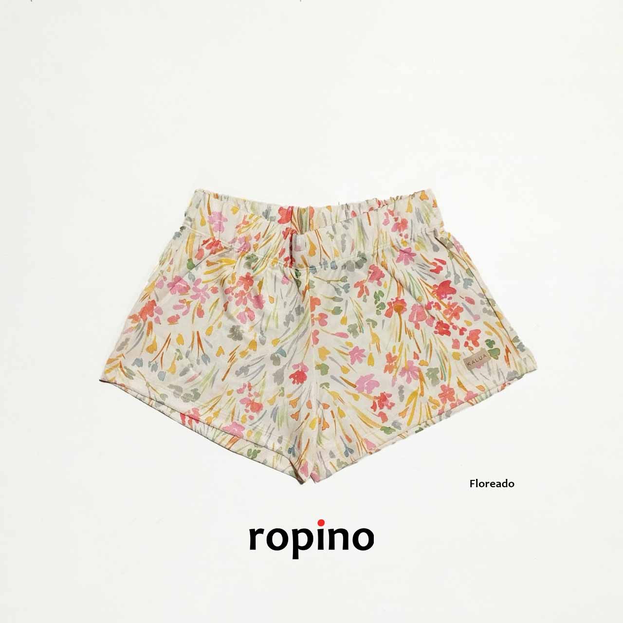 Short Tie Dye de Viscosa - Floreado