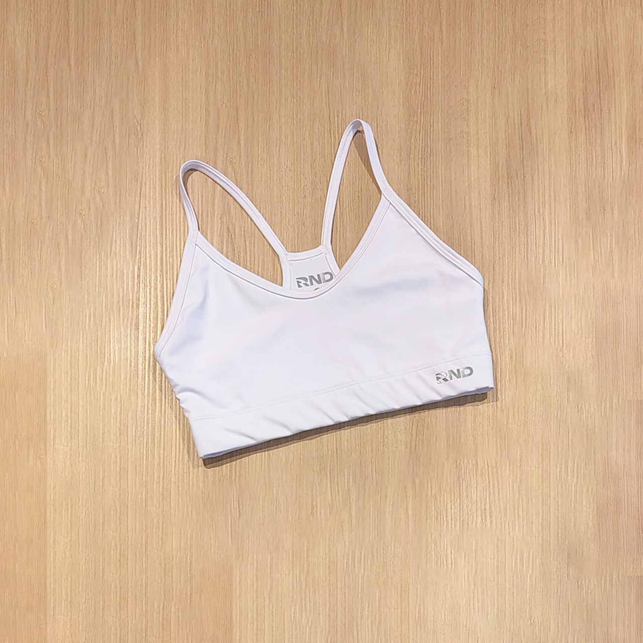 Top de Supplex con Tiritas - Blanco - Talle P