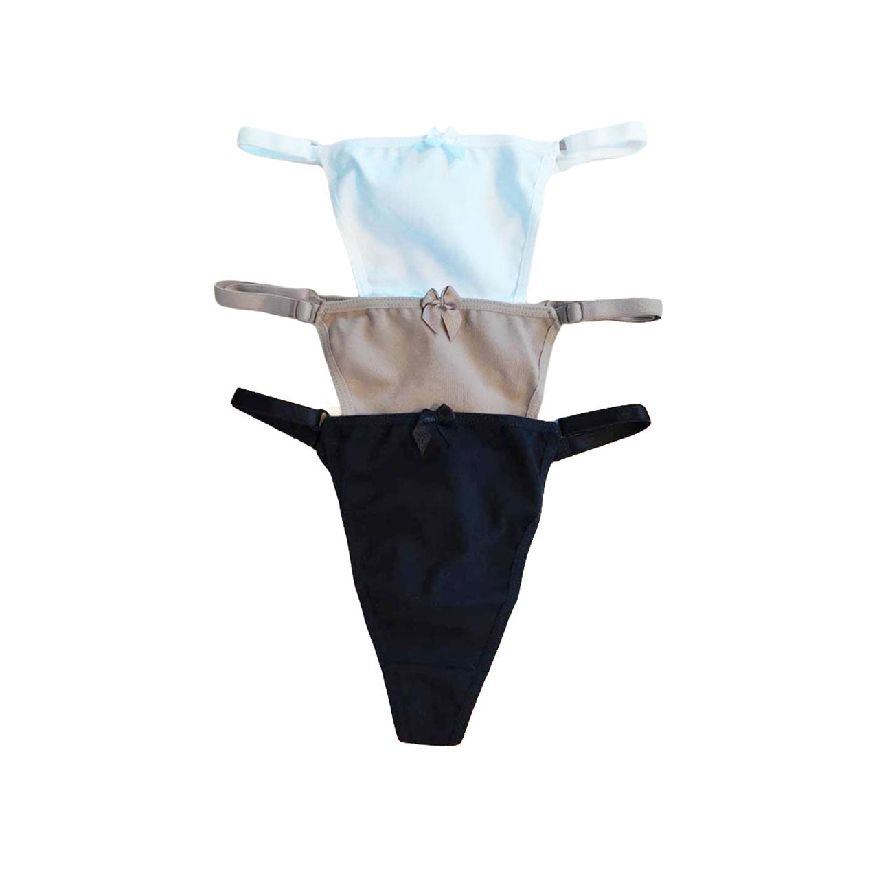 *Pack*  Less de algodón y lycra regulable - 3 unidades