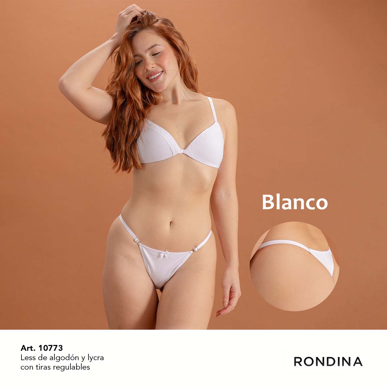 *Pack*  Less de algodón y lycra regulable - 3 unidades