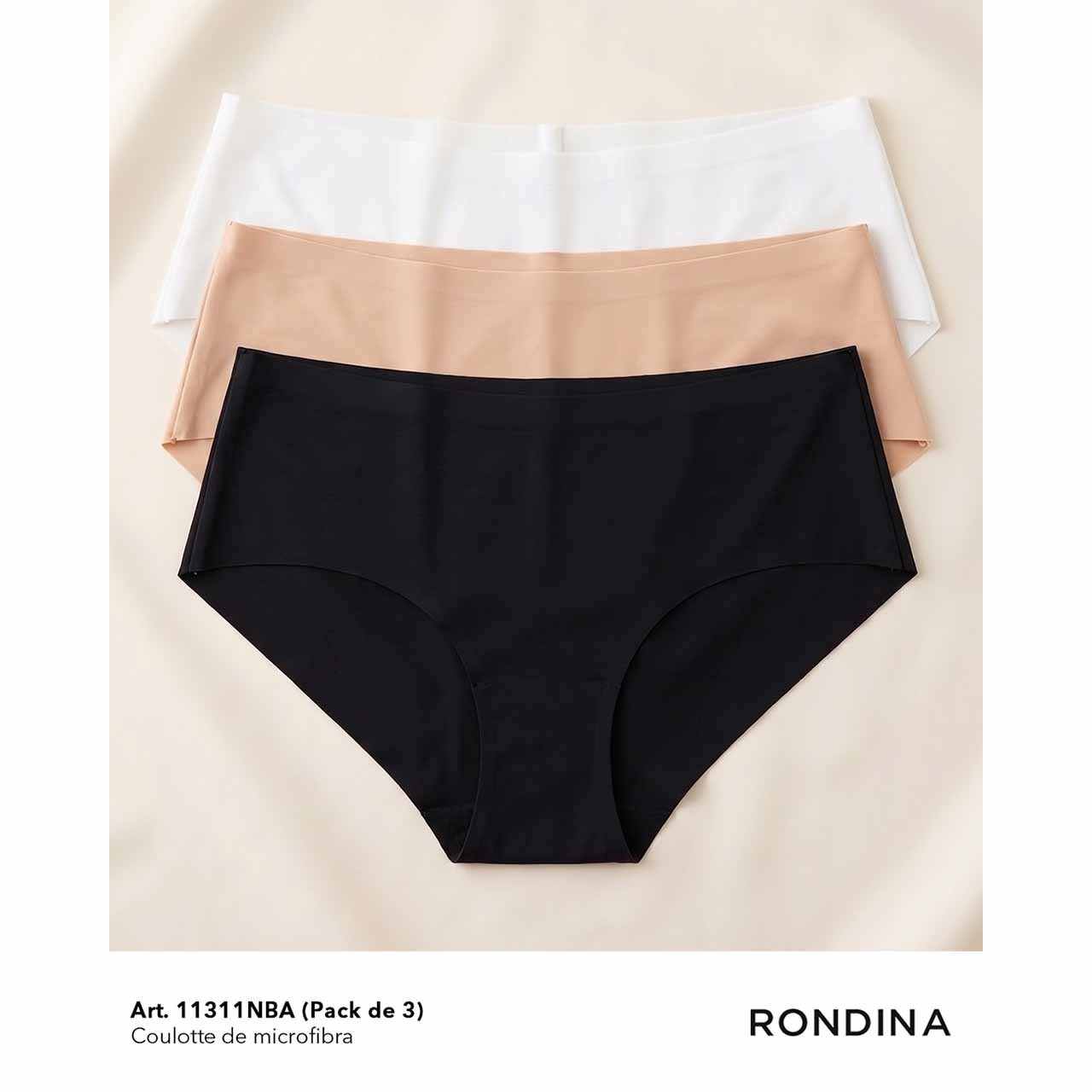 BP - 11311 - Culottes de microfibra - Paquete de 3 unidades