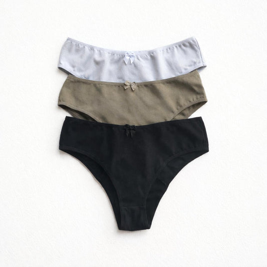 *Pack* Bombachas de algodón y lycra - 3 unidades