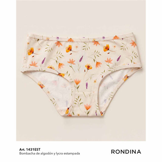 BP - 1431 - Bombacha de algodón y lycra estampado