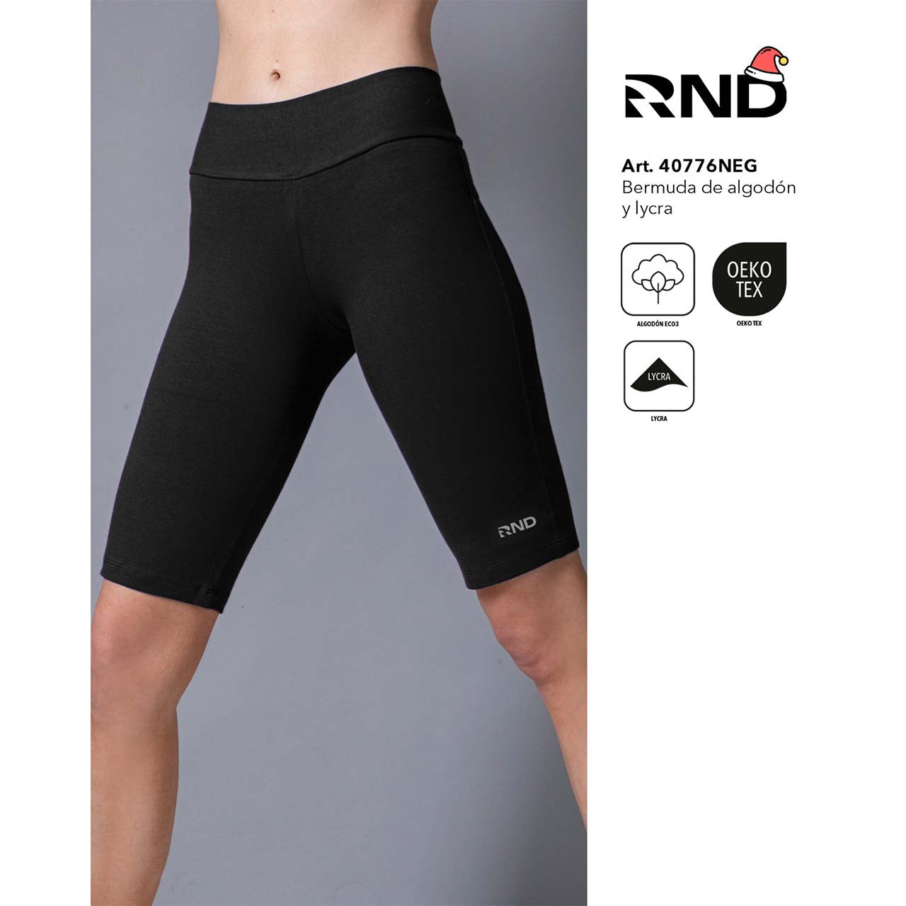 BP - 40776 - Bermuda larga de algodón y lycra