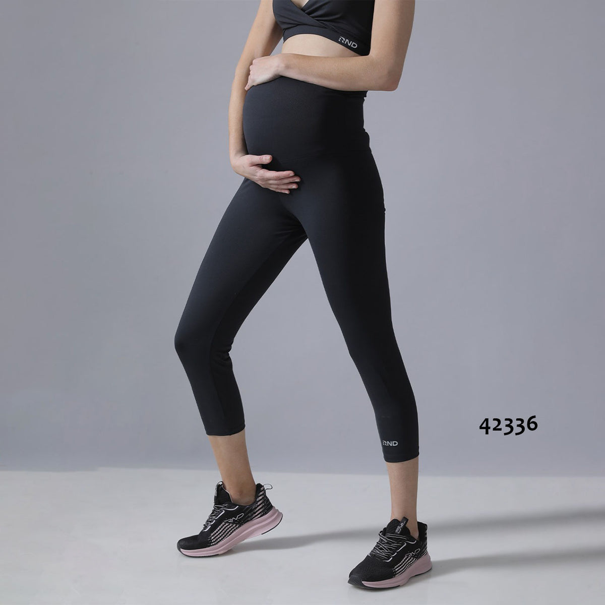 BP - 42336 - Capri de algodón y lycra. Cintura alta – Ropino