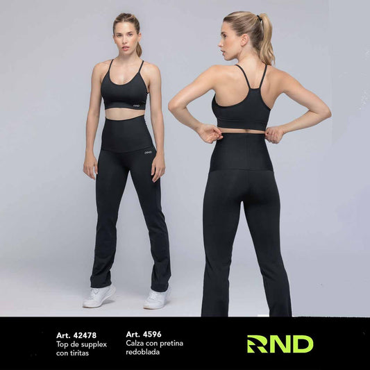 BP - 42478 - Top de supplex con tiras