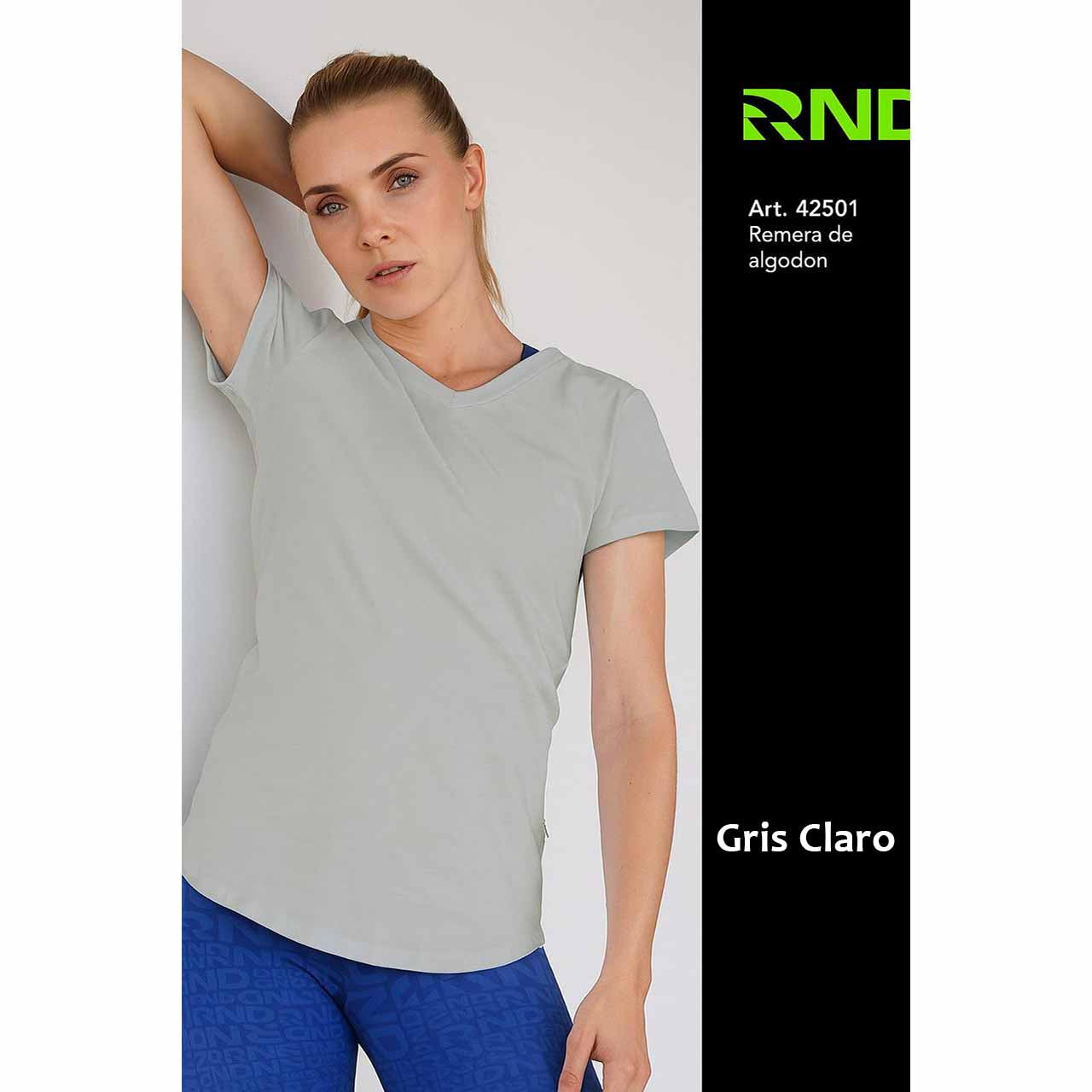 BP - 42501 - Remera de algodón. Cuello V