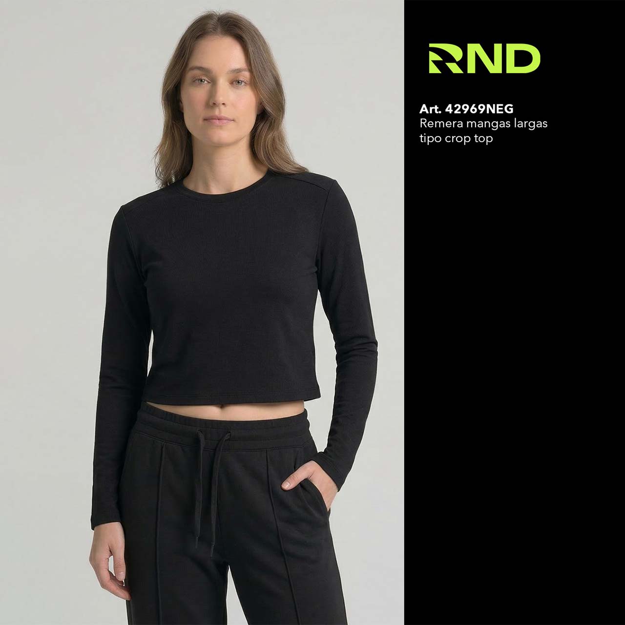 BP - 42969 - Pupera mangas largas tipo crop top