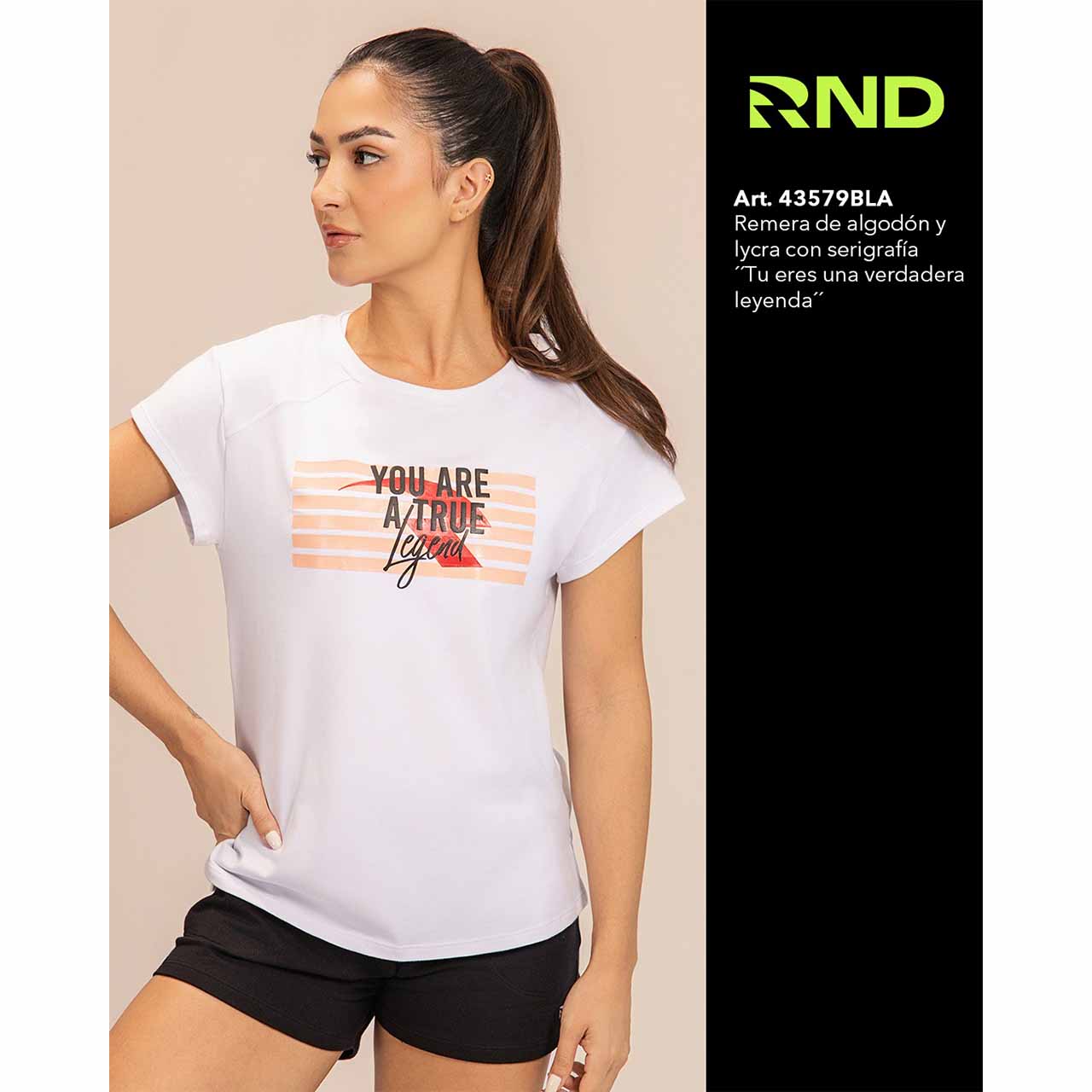 BP - 43579 - Remera de algodón con serigrafía
