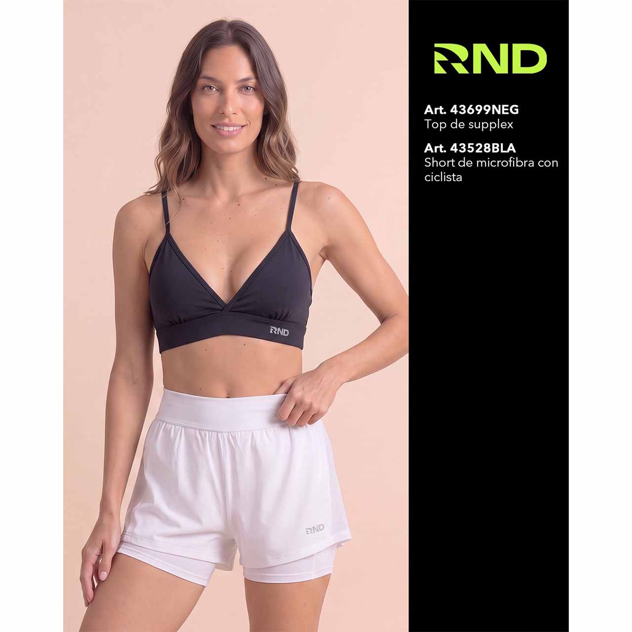 BP - 43699 - Top de supplex con tiritas