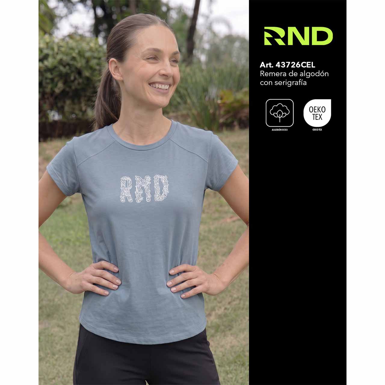 BP - 43726 - Remera de algodón con serigrafía