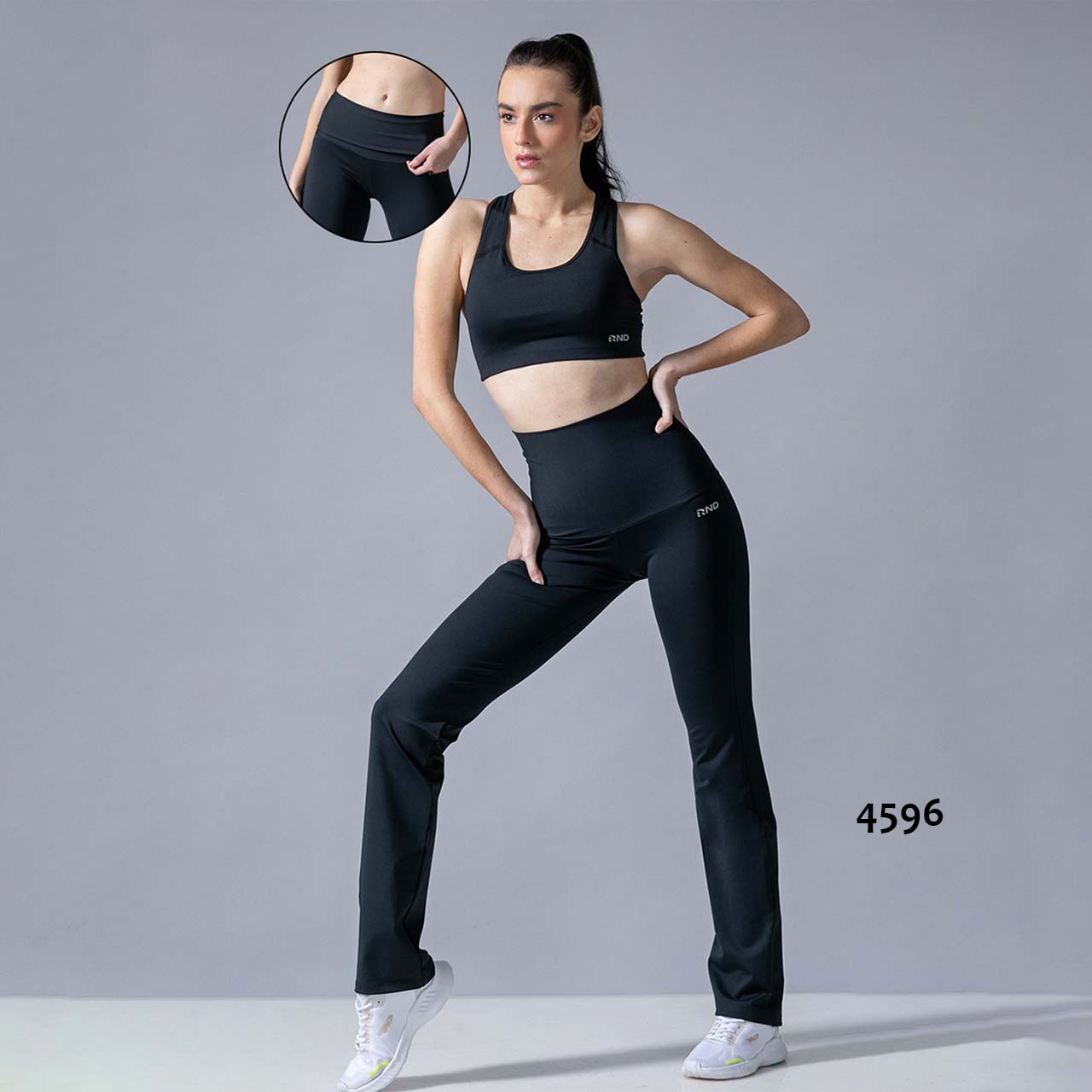 BP - 4596 - Legging de Supplex con pretina redoblada