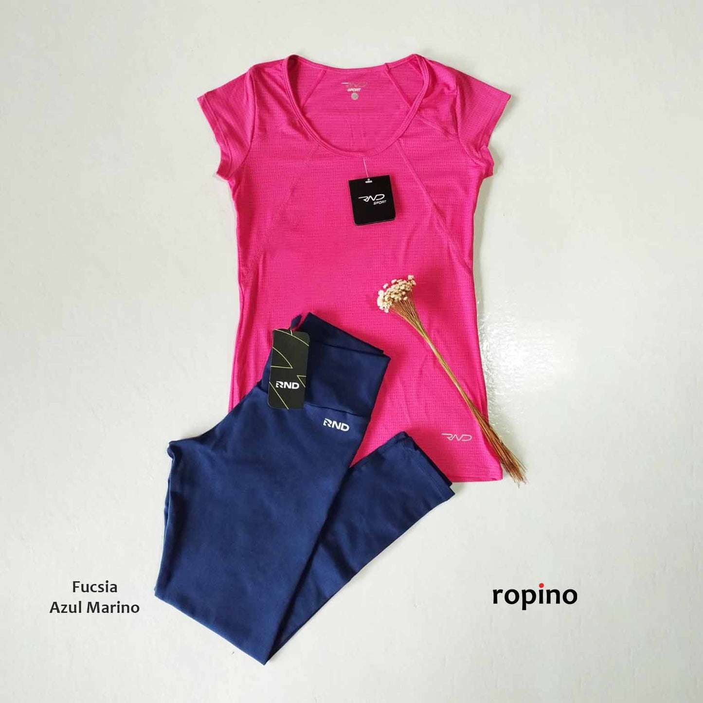 Remera de Microfibra Dry & Legging de Supplex con Lycra (Algodonado) - Varios Colores