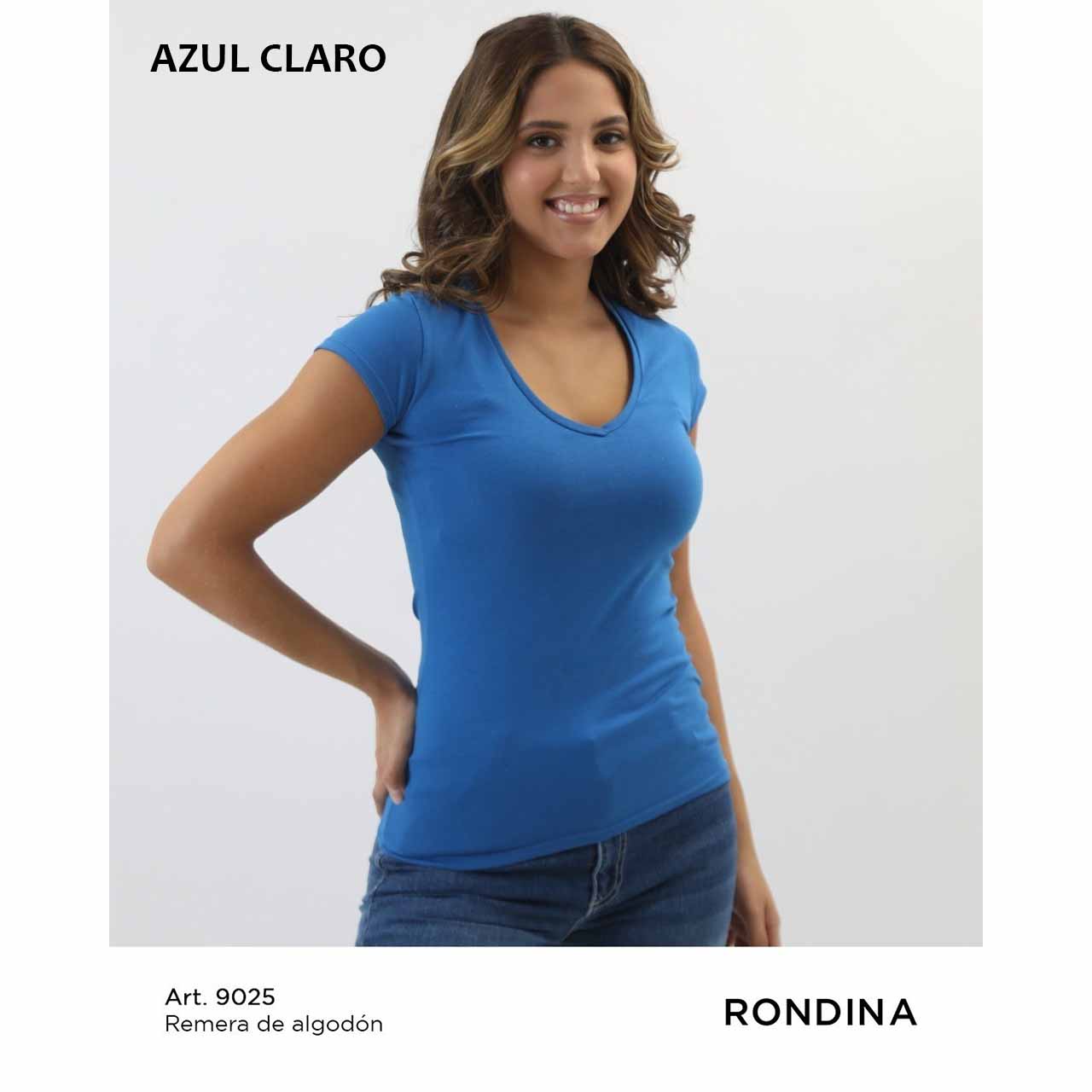 BP - 9025 - Remera básica de algodón y lycra