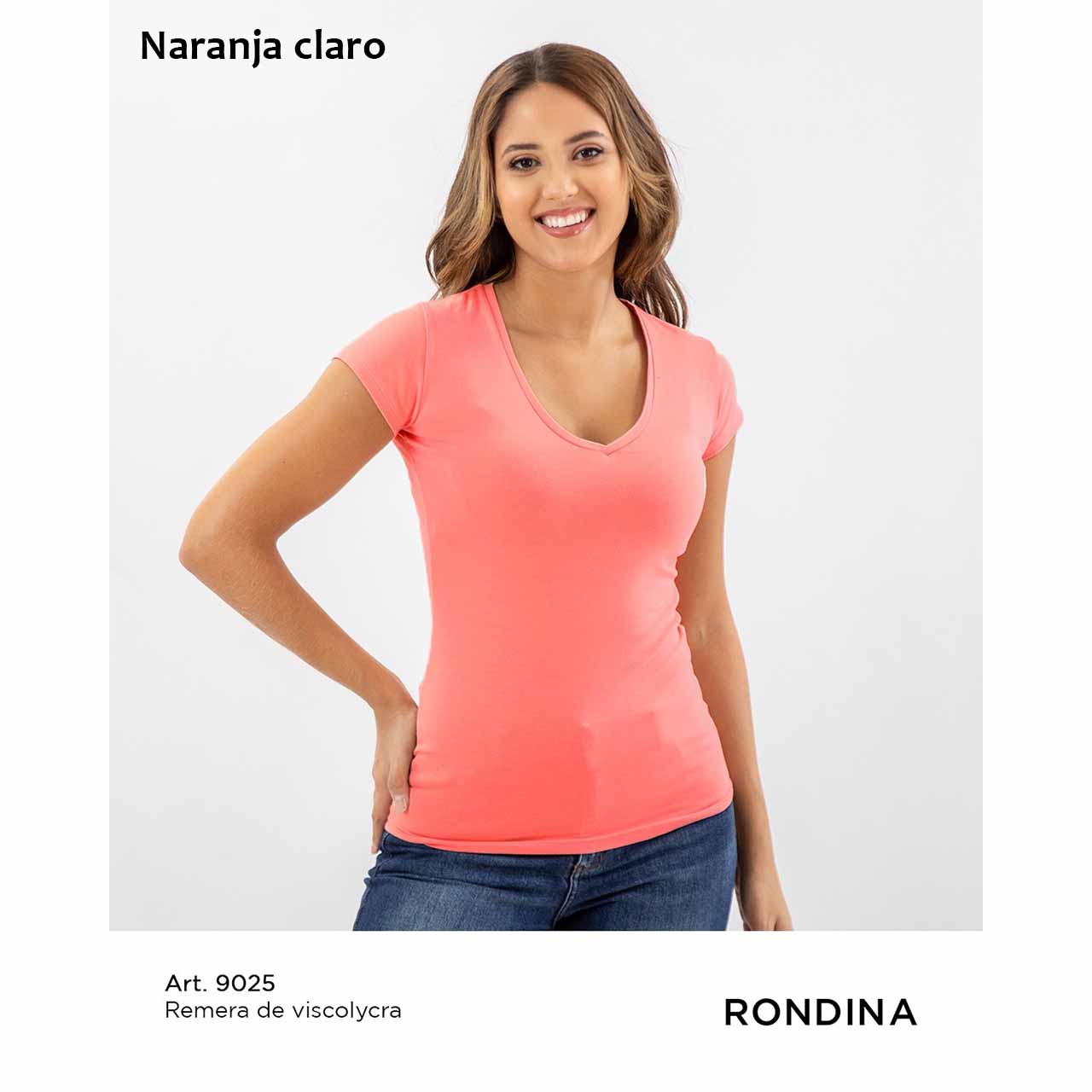BP - 9025 - Remera básica de algodón y lycra