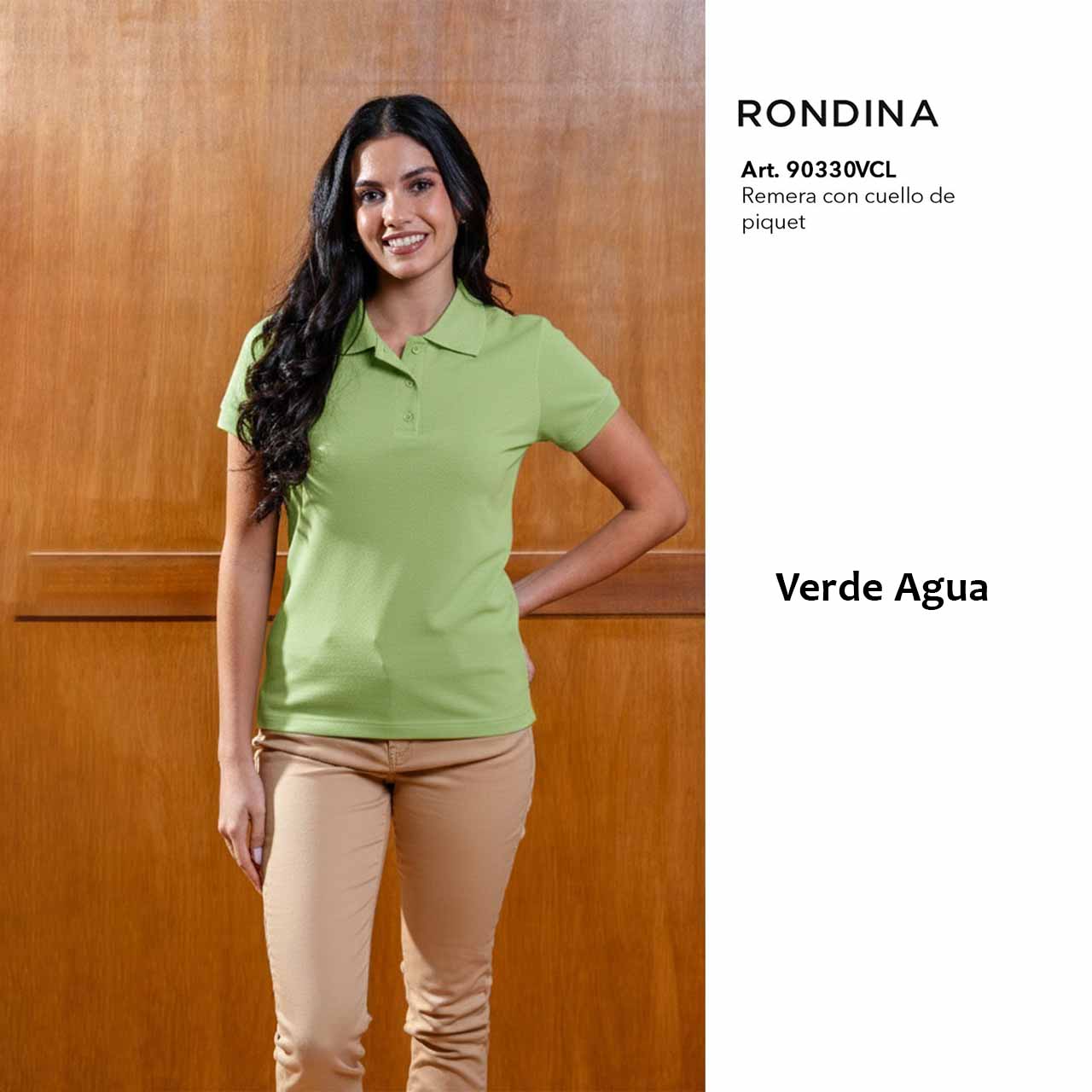 BP - 90330 - Remera de algodón con cuello de piquet
