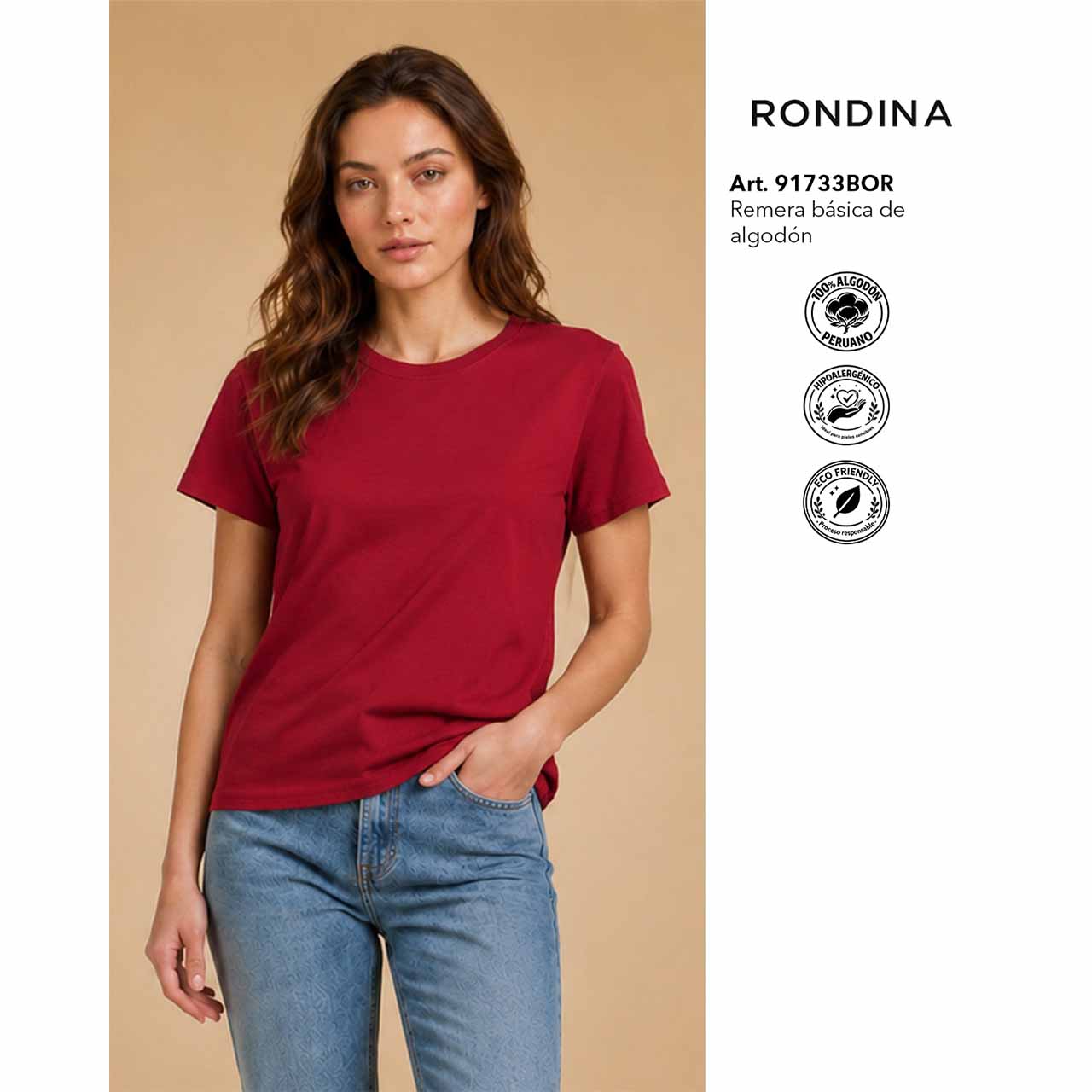 BP - 91733 - Remera básica de algodón