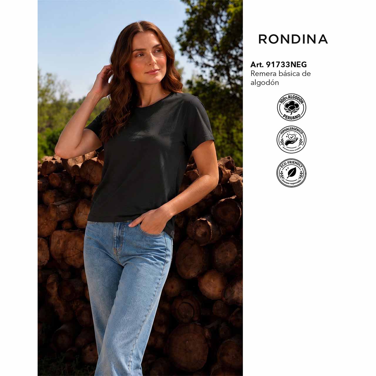 BP - 91733 - Remera básica de algodón