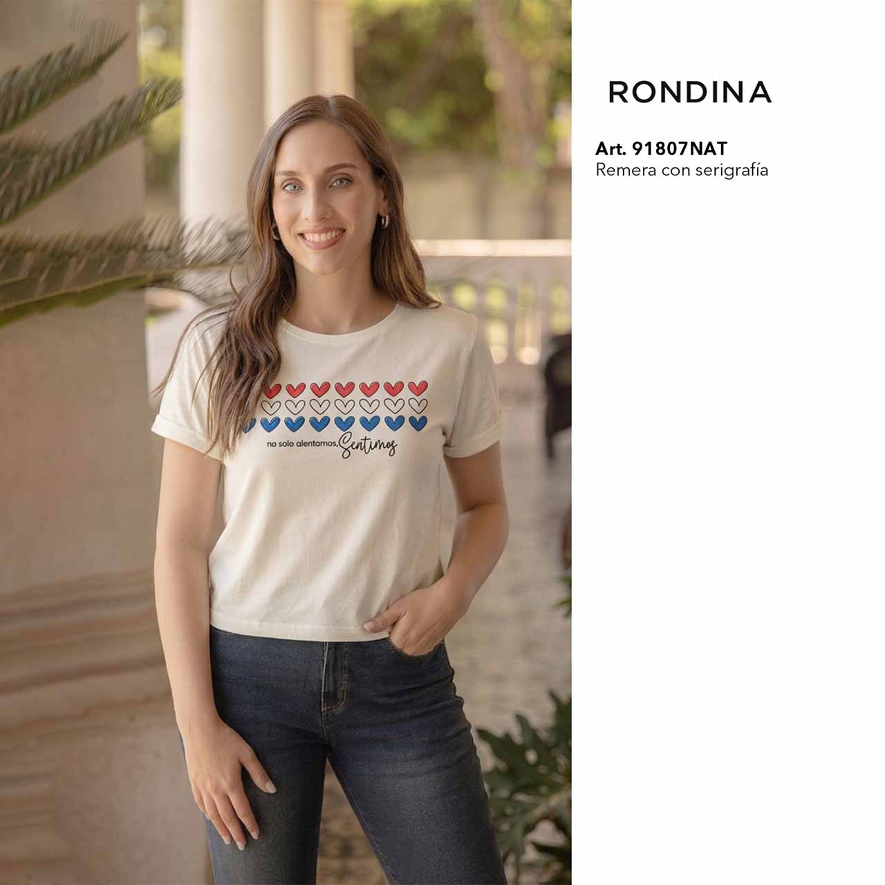 BP - 91807 - Remera de algodón con serigrafía