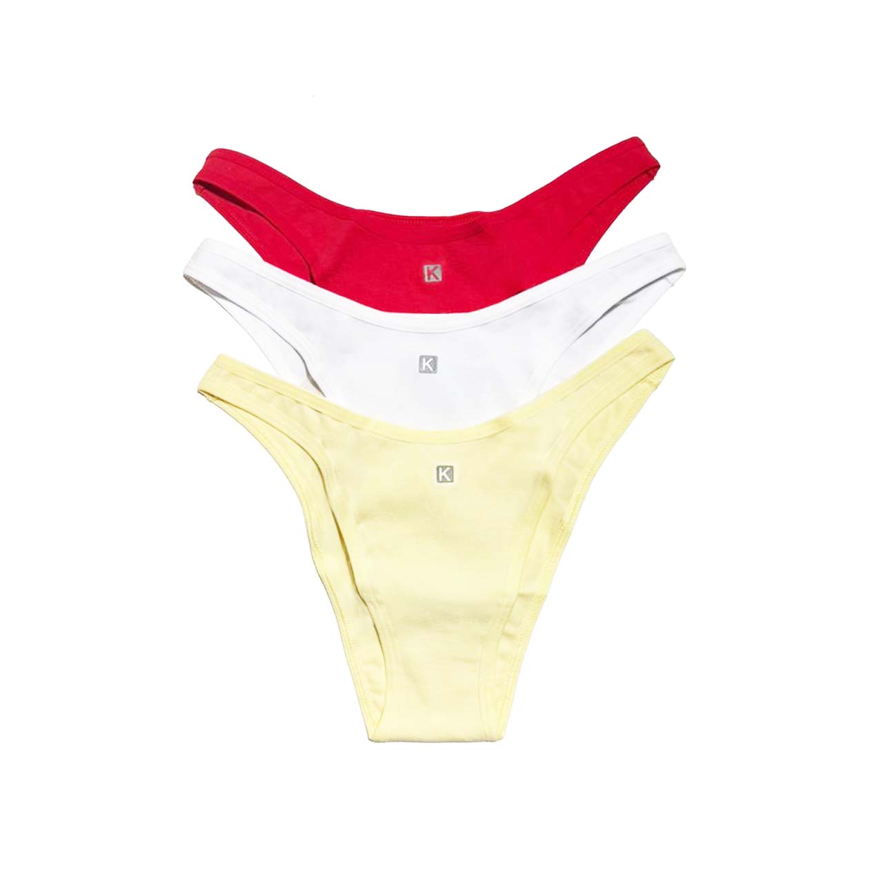 *Pack* Bikinis de lycra de algodón. 3 unidades