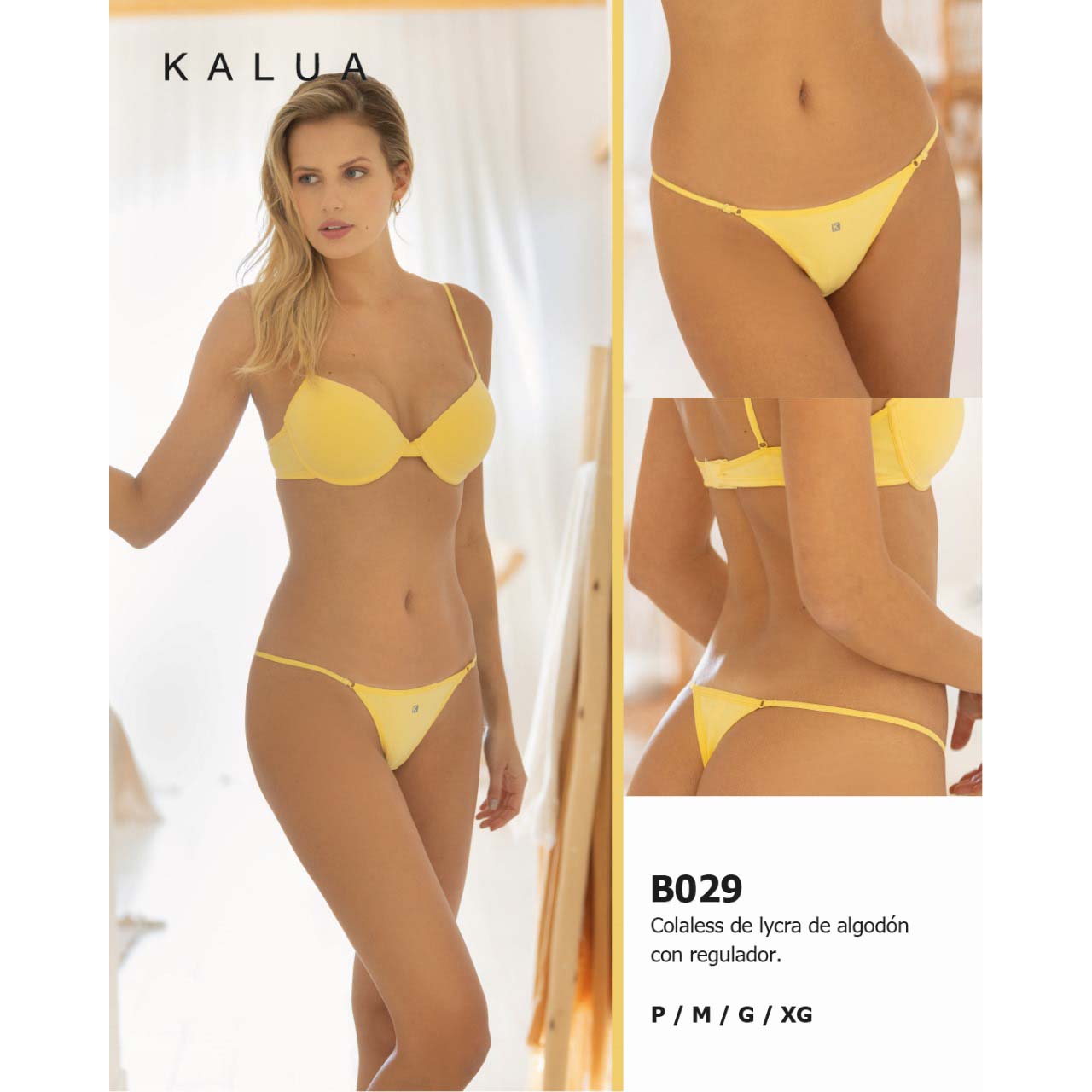 BP - B029 - Colaless de lycra de algodón con regulador