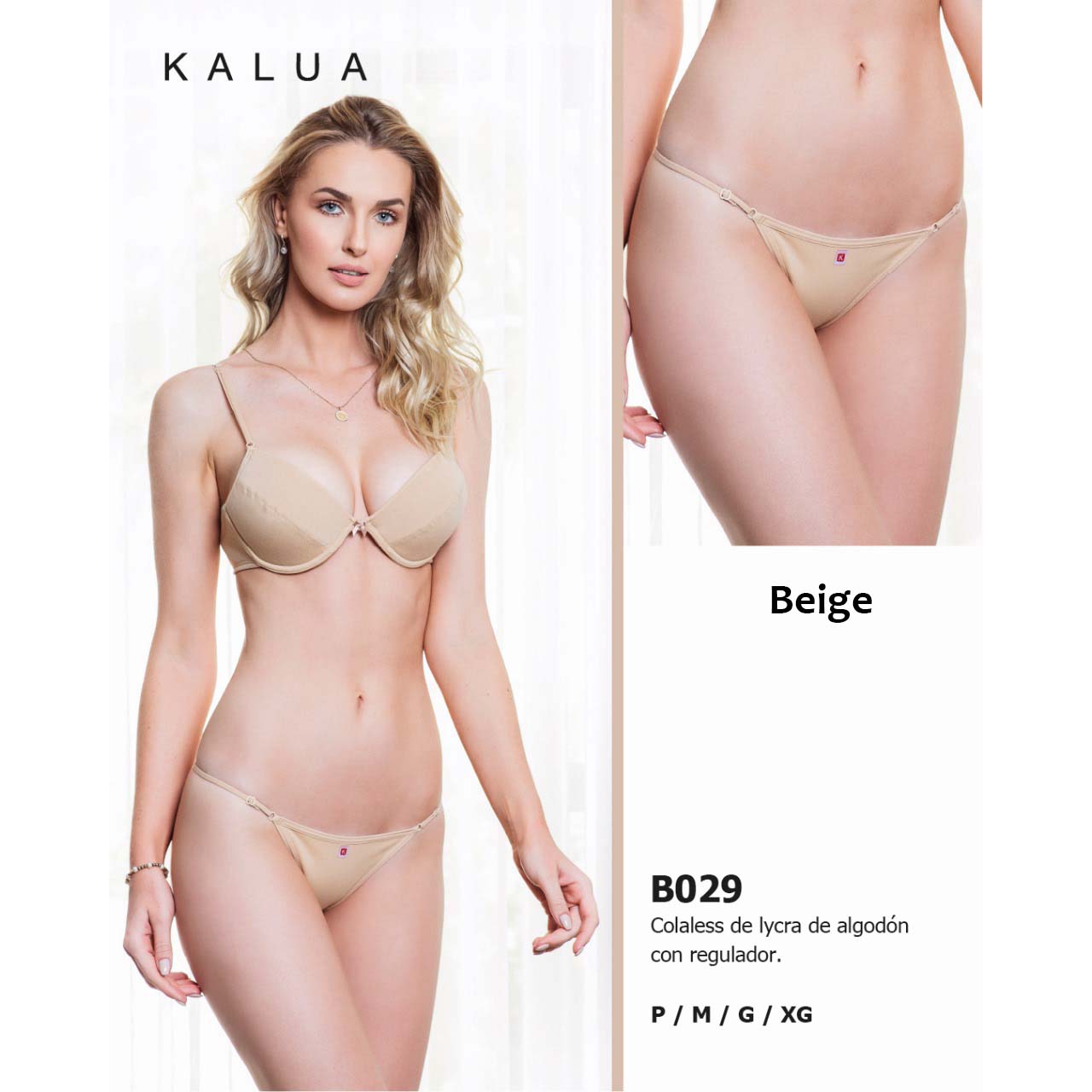 BP - B029 - Colaless de lycra de algodón con regulador