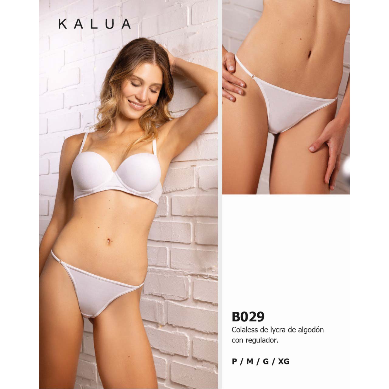 BP - B029 - Colaless de lycra de algodón con regulador