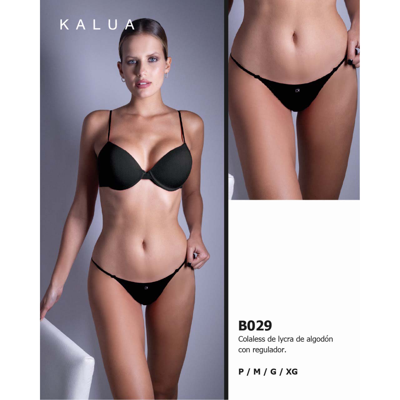 BP - B029 - Colaless de lycra de algodón con regulador