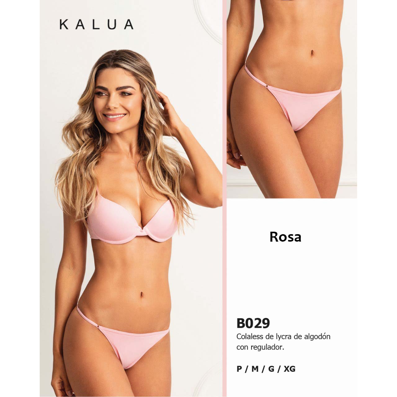 BP - B029 - Colaless de lycra de algodón con regulador