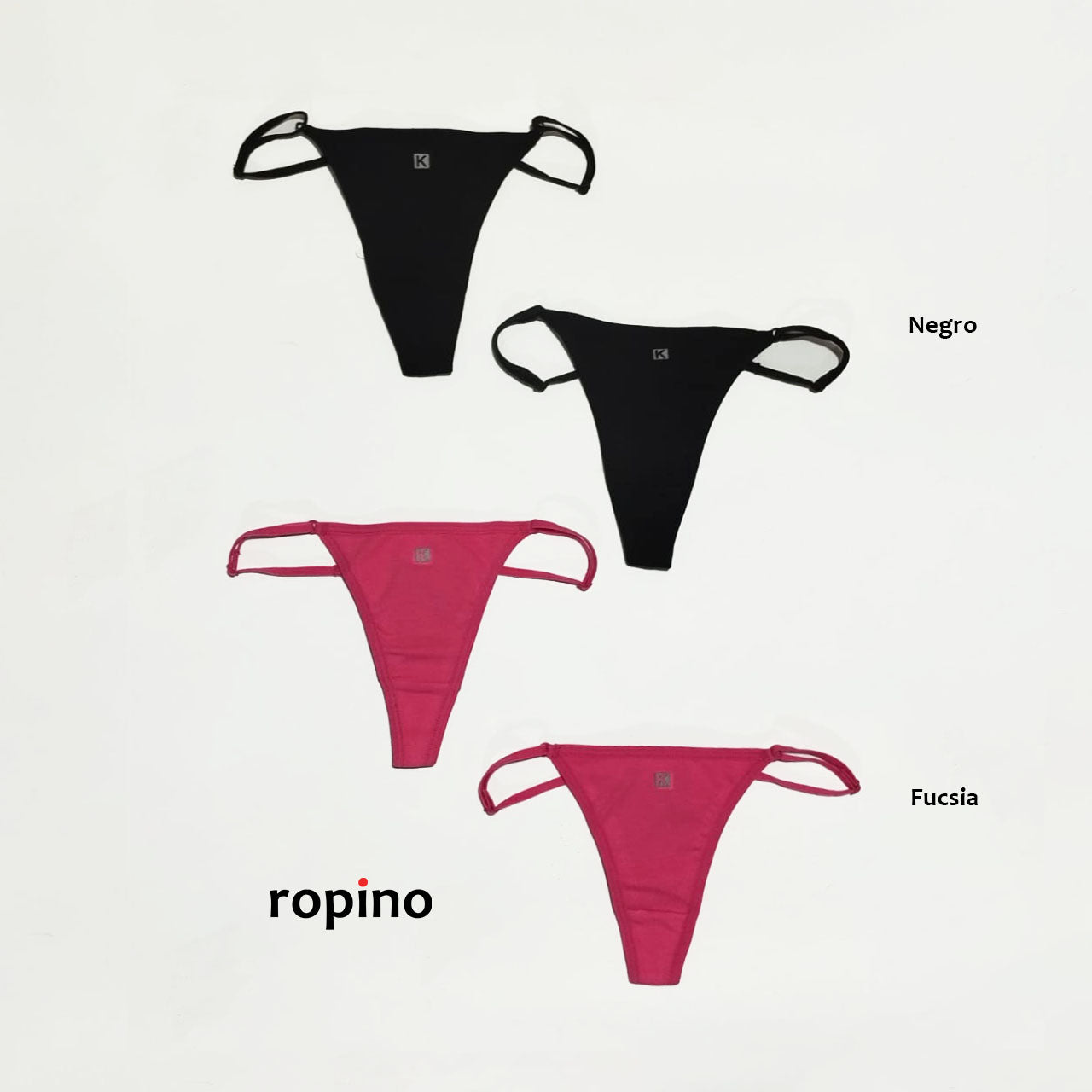 *Pack* 4 Colaless con regulador de lycra de algodón. Varios Colores