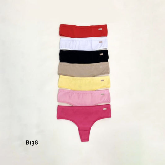 BP - B138 - Culotteless de lycra de algodón