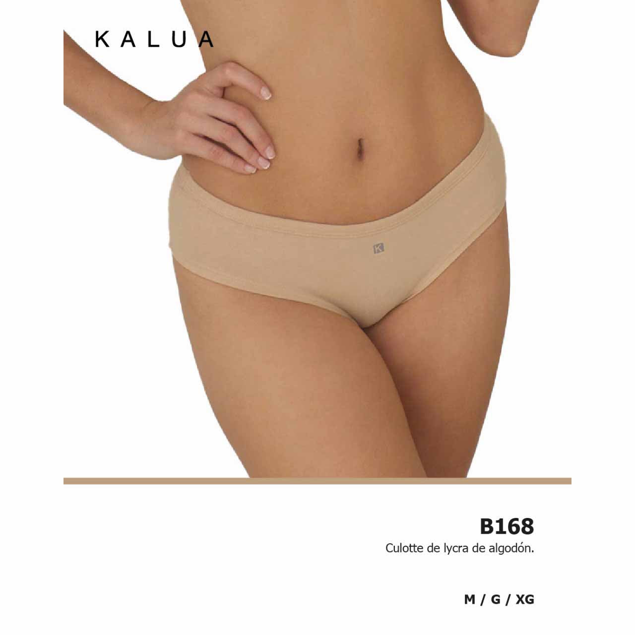 BP - B168 - Culotte de lycra de algodón