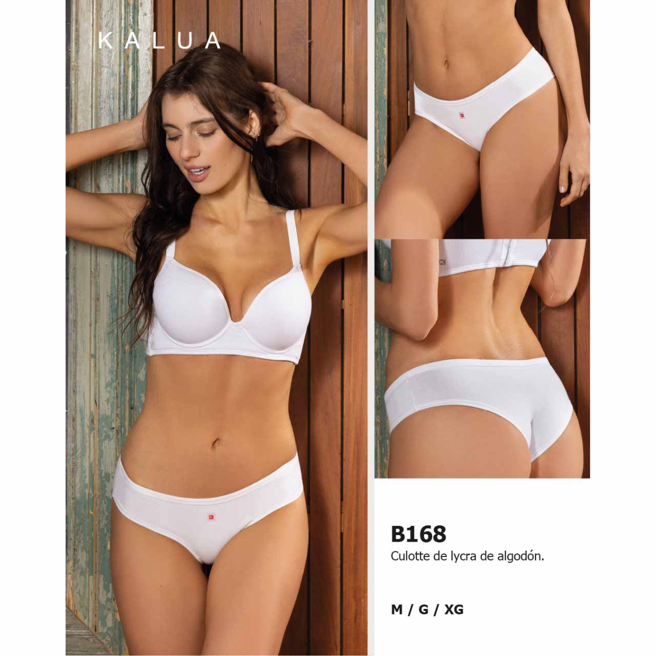 BP - B168 - Culotte de lycra de algodón