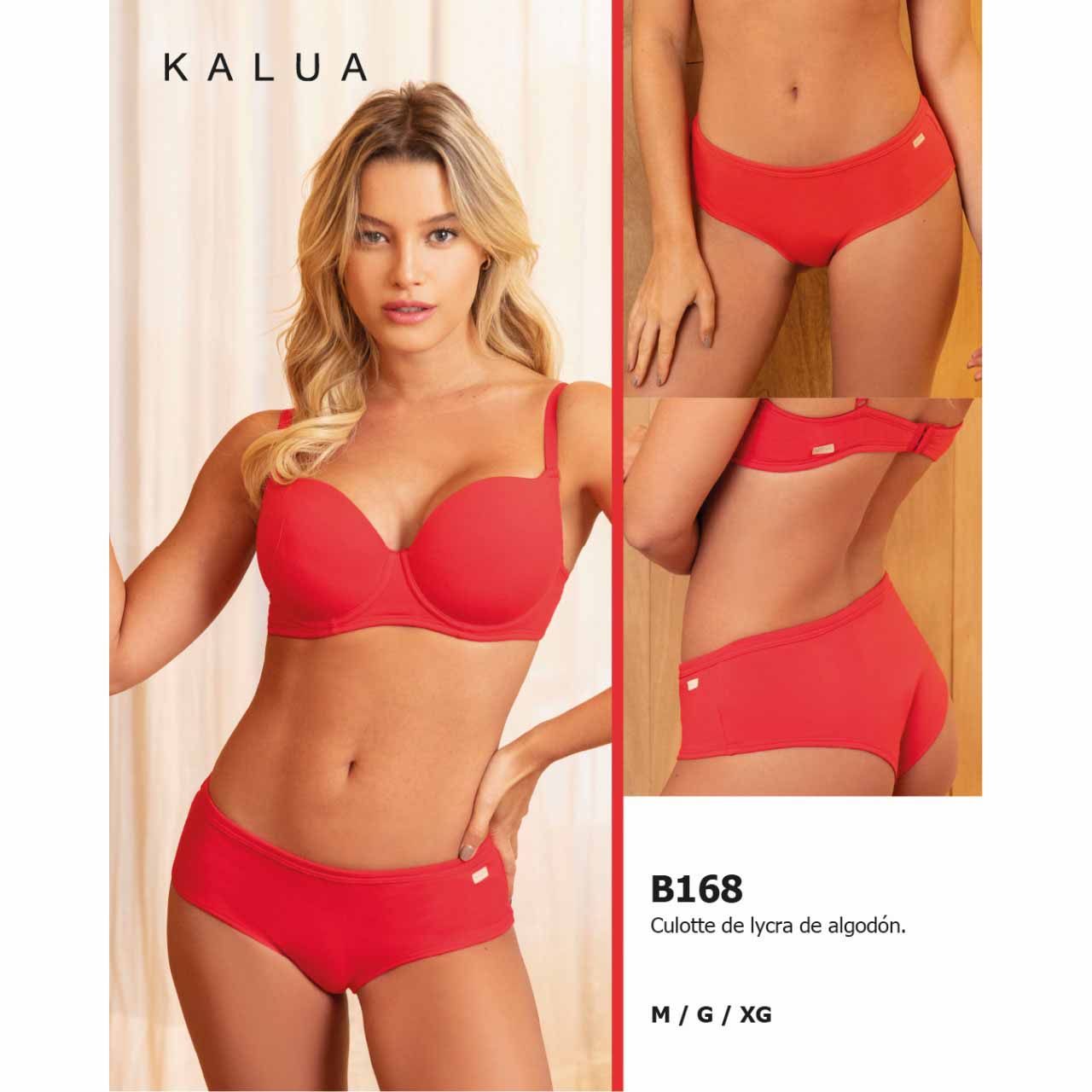 BP - B168 - Culotte de lycra de algodón